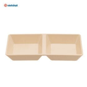 Đĩa Chấm Nhựa Phíp Vuông 2 Ngăn Việt Nhật 1220 — ảnh thu nhỏ 1
