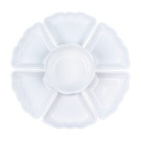 Bộ bát đĩa hoa mặt trời bé nhựa phíp Việt Nhật 6811 - goc nghieng