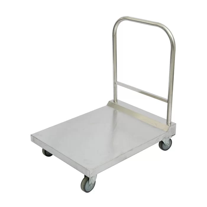 Xe đẩy inox 1 tầng (Inox 201/304)