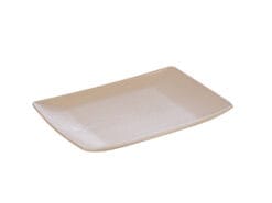 Đĩa chữ nhật vân gỗ to nhựa Việt Nhật 1182 - goc nhin tren