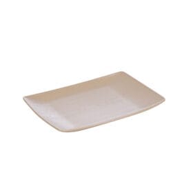 Đĩa chữ nhật vân gỗ to nhựa Việt Nhật 1182 - goc nhin tren