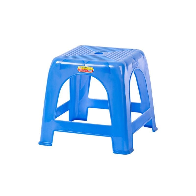 Ghế đẩu thấp lỗ nhựa Việt Nhật 2085 21 × 21 × Cao 24.5 cm Nhựa Việt Nhật chính hãng