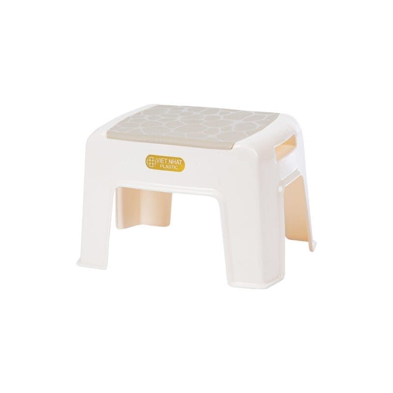 Ghế đẩu hai mầu nhựa Việt Nhật 2010 24 × 24 × Cao 25.0 cm Nhựa Việt Nhật chính hãng