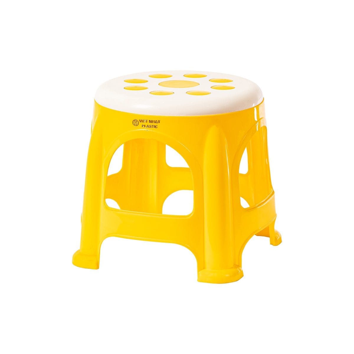 Ghế đẩu tròn hoa nhựa Việt Nhật 2065 1 Ghế đẩu tròn hoa nhựa Việt Nhật 2065 - anh chinh dien