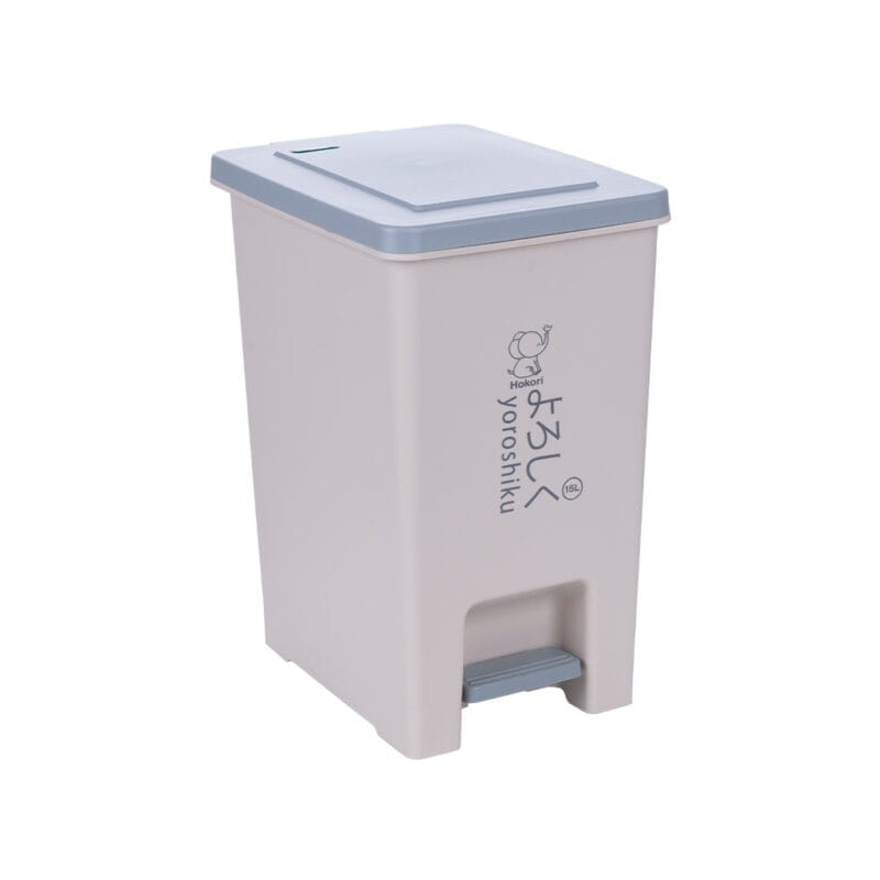 Bật rác vuông 15L Hokori 8062 28 × 26 × Cao 38 cm Nhựa Việt Nhật chính hãng
