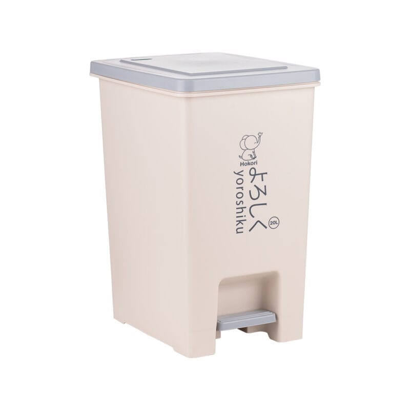 Bật rác vuông 20L Hokori 8063 31 × 29 × Cao 44 cm Nhựa Việt Nhật chính hãng