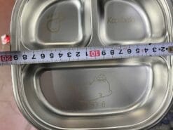 khay cơm inox 3 ngăn trẻ em