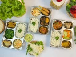 Khay cơm inox