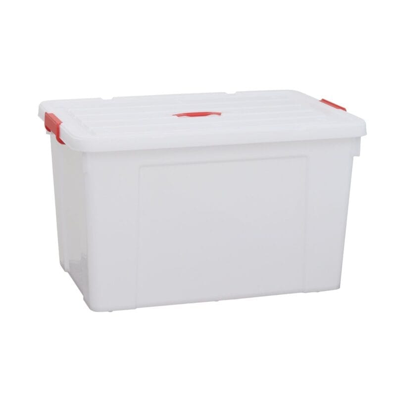 Thùng nhựa chữ nhật 125L có nắp Việt Nhật 5329 73 × 52 × Cao 43 cm Nhựa Việt Nhật chính hãng