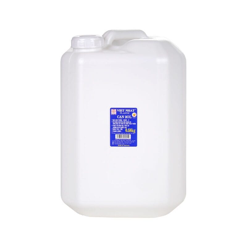 Can nhựa 20 lít 0.58KG Việt Nhật 0320-2 chính hãng Nhựa Việt Nhật