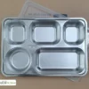 Khay cơm 5 ngăn sâu lòng inox 304