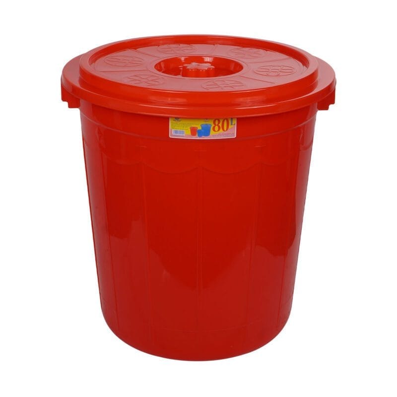 Thùng nhựa 80L có nắp Việt Nhật 63 × 45 × Cao 38 cm Nhựa Việt Nhật chính hãng