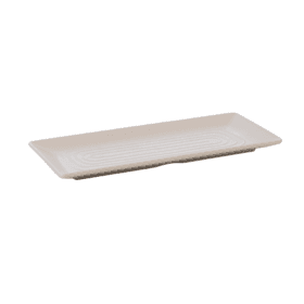 Đĩa chữ nhật vân gỗ nhựa Việt Nhật 1185 - goc nhin tren