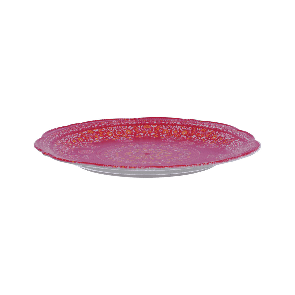 Đĩa nhựa phíp hoa Việt Nhật 3T5-1155 🍽️ Quán Ăn 2 Đĩa nhựa phíp hoa Việt Nhật 3T5-1155 - goc nhin tren
