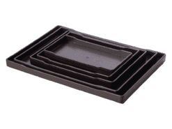 Khay chữ nhật vân gỗ nhựa Việt Nhật 5716 - goc nghieng
