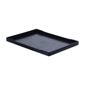 Khay chữ nhật vân gỗ nhựa Việt Nhật 5718 - goc nhin tren