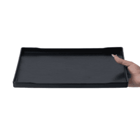 Khay chữ nhật vân gỗ nhựa Việt Nhật 5719 - goc nhin tren
