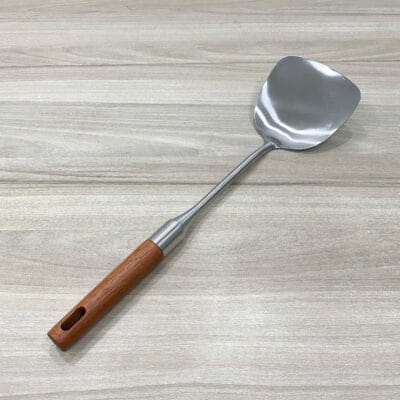 Sạn Inox Cán Gỗ Chiên Xào