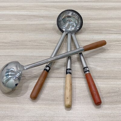 Vá Thợ Inox Cán Gỗ 12cm (Dài 44cm)