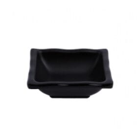 Chén Chấm CC41N màu đen nhám Fataco melamine 7.6 x 6.8 x 2.6cm