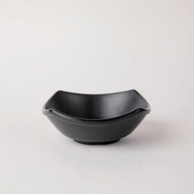 Chén Chấm CV92 màu đen nhám Fataco melamine 9.5 x 9.5 x 3.6 cm