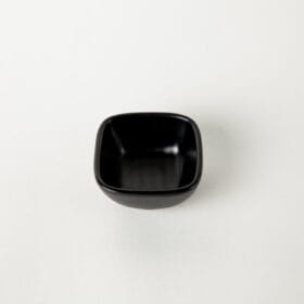 Chén Chấm Vuông Sâu CC100N màu đen nhám Fataco melamine 6.8 x 6.8 x 3.3 cm