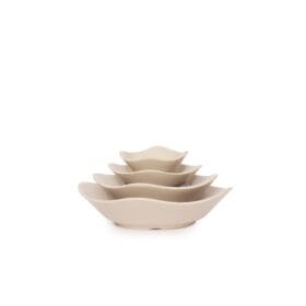Chén Chấm Vuông Sâu Fataco melamine màu kem 6.2 x 6.2 x 2.0 cm