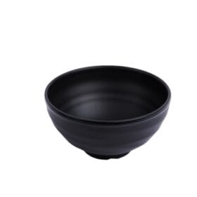 Chén Cơm CO15N màu đen nhám Fataco melamine 11.4 x 5.8cm