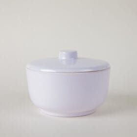 Chén Có Nắp Lớn HU201 Fataco melamine trắng 11.6 x 5.9 cm