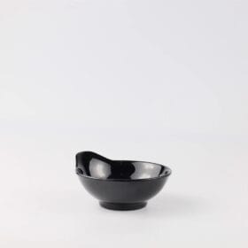 Chén Có Tay Cầm BV039-5 Superware melamine đen bóng 11.1 x 12.4 x 5.4 cm