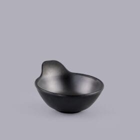 Chén Có Tay Cầm BV292-5.5 Superware melamine đen nhám 11.3 x 13 x 6 cm
