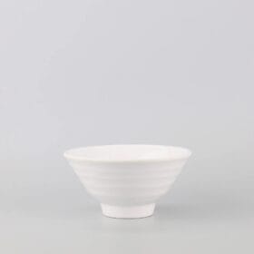Chén Có Vân Kiểu Nhật BV041-5 Superware melamine trắng sứ 260ml