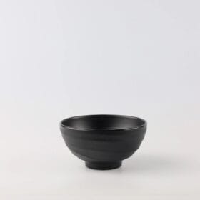 Chén Cơm BV321 Superware melamine đen nhám 11 x 11 x 5.7 cm