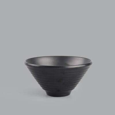 Chén Cơm BV341 Đen Nhám Superware Melamine 12.2cm