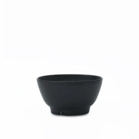 Chén Cơm CO21N màu đen nhám Fataco melamine 11.3 x 6.1cm