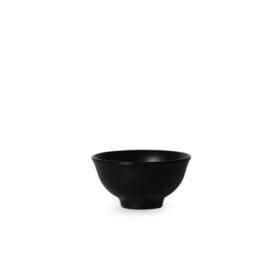 Chén Cơm CO22N màu đen nhám Fataco melamine 11 x 5.6cm