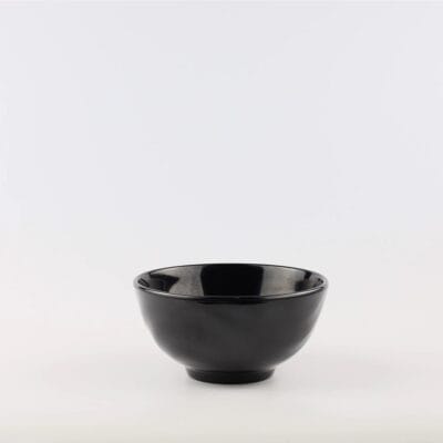 Chén Cơm Lượn Sóng BV040-4.5 Màu Đen Superware Melamine