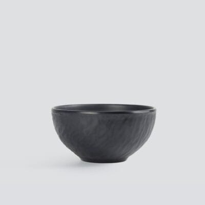 Chén Cơm Vân Đá BV377 Đen Nhám Superware Melamine