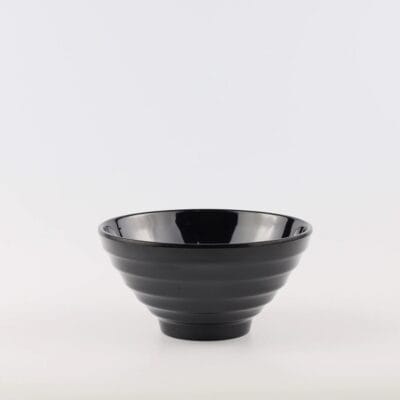 Chén Kiểu Nhật BV020-5 Màu Đen Superware Melamine 390ml