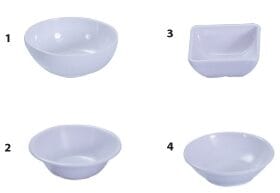 Chén Chấm Melamine Trắng Fataco melamine trắng 8.6 x 3.3 cm