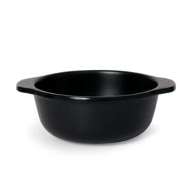 Chén Quai TQ11N màu đen nhám Fataco melamine 9.5 x 8.0 x 5.5 cm