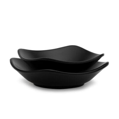 Chén Vuông Màu Đen Nhám Fataco Melamine