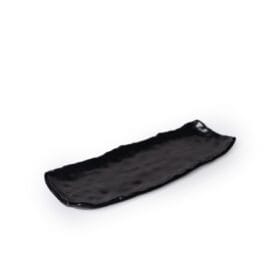 Dĩa Chữ Nhật DCN 118N màu đen nhám Fataco melamine 31.6 x 12.1 x 3.3cm