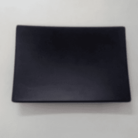 Dĩa Chữ Nhật PV086 Superware melamine đen nhám 20 x 14 x 2.3 cm
