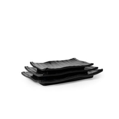 Dĩa DCN Màu Đen Nhám Fataco Melamine