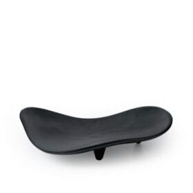 Dĩa Melamie DGX08N màu đen nhám Fataco melamine 24.4 x 19.1 x 6.3cm