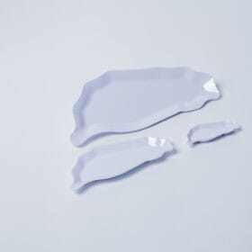 Dĩa DL31 Fataco melamine trắng 9.5 x 4.0 x 0.7 cm