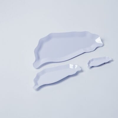 Dĩa DL31 Fataco Melamine Trắng 3 Cỡ Nhỏ