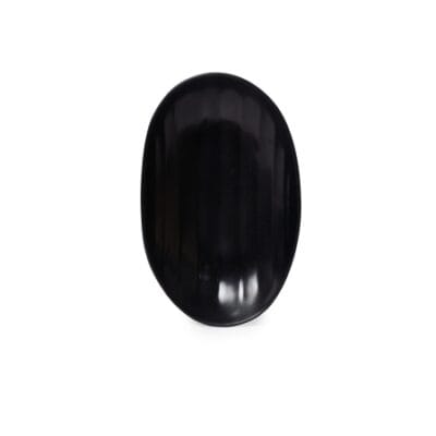 Dĩa Oval DOV Màu Đen Nhám Fataco Melamine