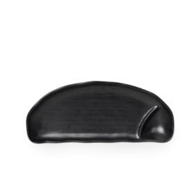 Dĩa DTC78N màu đen nhám Fataco melamine 30.7 x 12.8 x 2.8cm